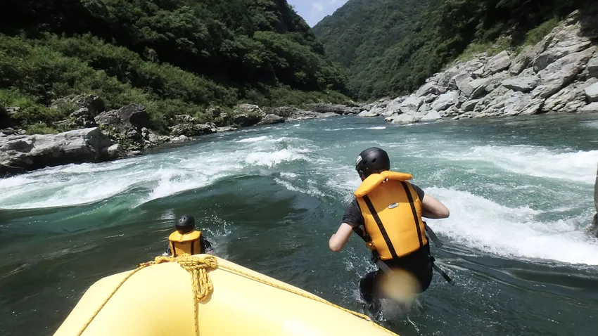 四国吉野川ラフティング