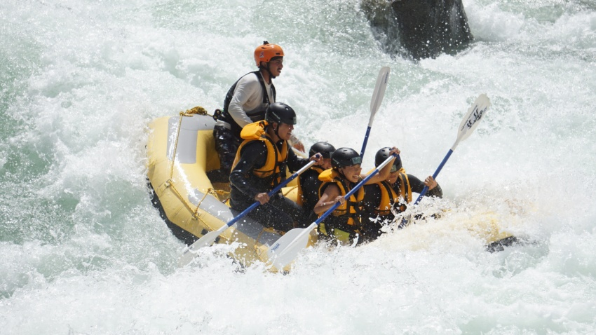 四国吉野川ラフティング