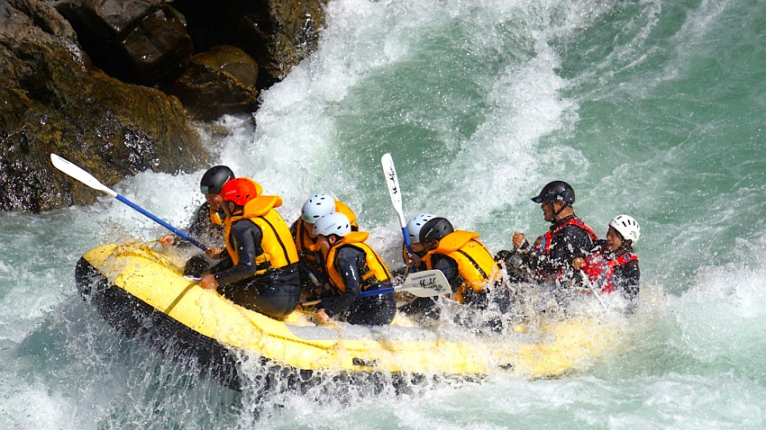 四国吉野川ラフティング