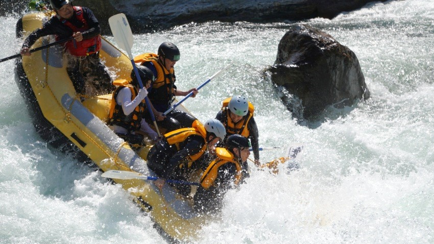 四国吉野川ラフティング